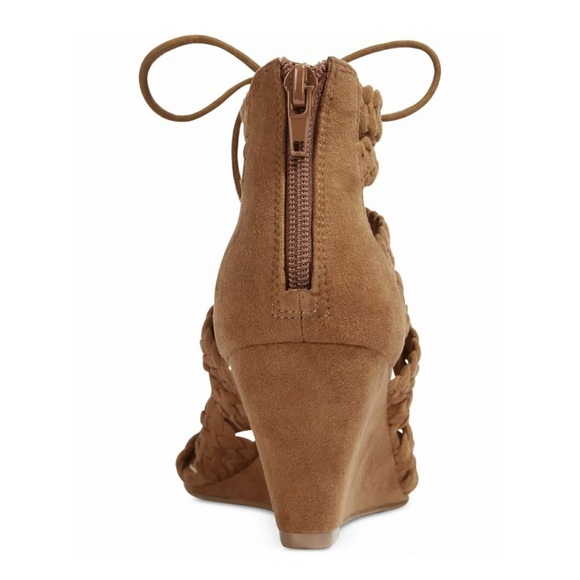 INC Women's Witley Lace-up Wedge Wedge Sandals - Picture 3 of 5